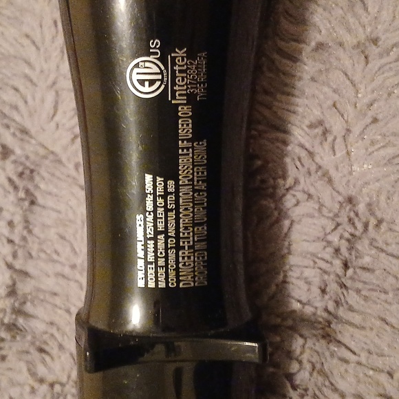 REVLON RV444 Hair Dryer Hot Air Styler Hair Brush Curling Iron Barrel Rotates - Picture 4 of 4